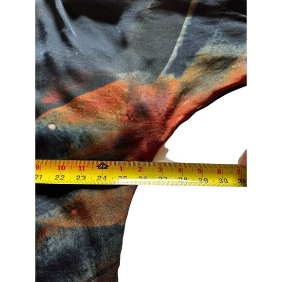 Biya Johnny Was 100% Silk Tunic Blouse Top Dress S Oversized Boho Artwear - Picture 10 of 11